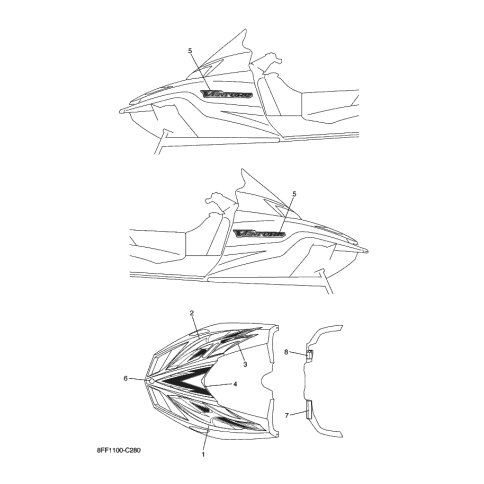 GRAPHIC, SHROUD CENTER