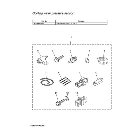 WATER PRESSURE SENSOR KIT