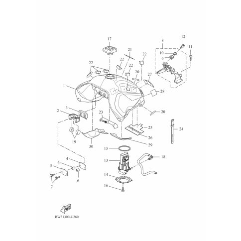 TANK BRACKET ASSY 2