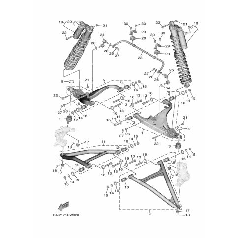 BAR, STABILIZER FR