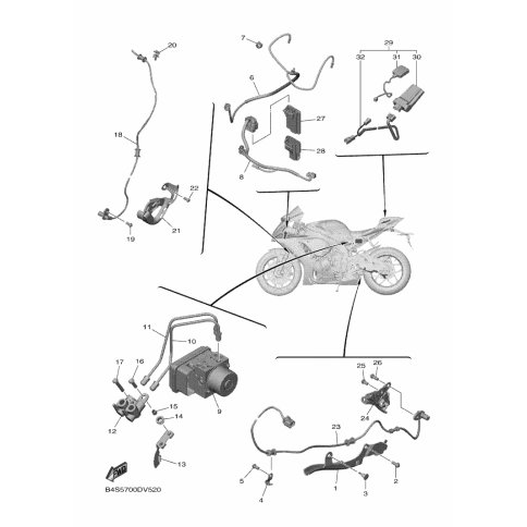 RADSENSOR, HINTEN