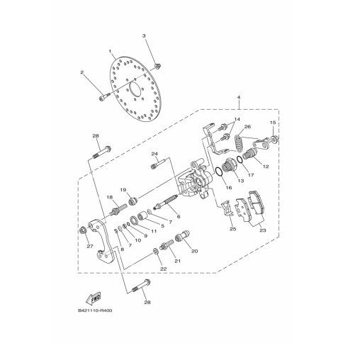PARKING BRAKE ASSY