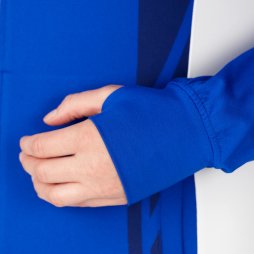 Paddock Blue Performance Damen-Kapuzenpullover L blue/white