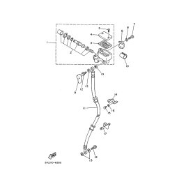 HALTER, BREMSSCHLAUCH 1