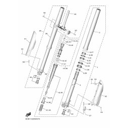 FRONT FORK ASSY (R.H)