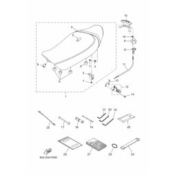 CABLE, SEAT LOCK
