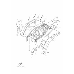 REAR FENDER ASSY