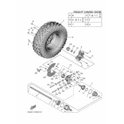TIRE (30X10.00R14 GA-797A)
