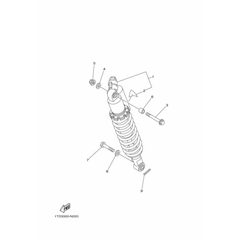 SHOCK ABSORBER ASSY, REAR