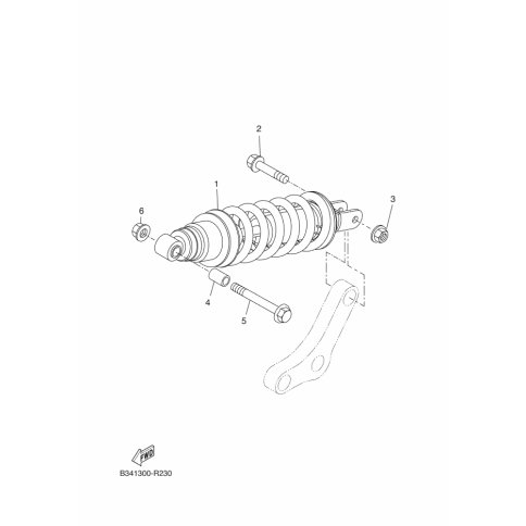 SHOCK ABSORBER ASSY, REAR