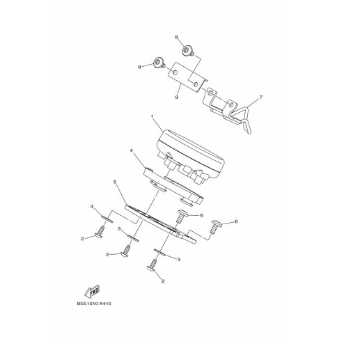 BRACKET, METER 1