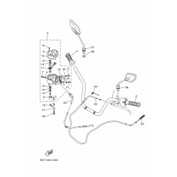 REAR VIEW MIRROR ASSY (LEFT)