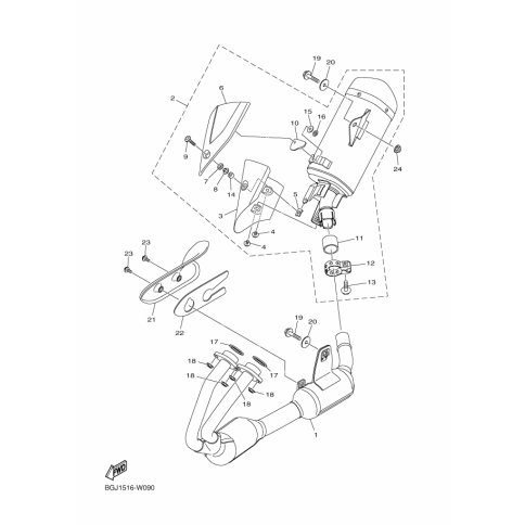 PROTECTOR, EXHAUST PIPE