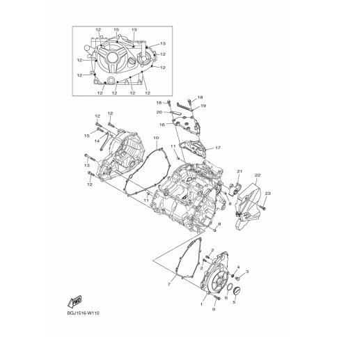 GASKET, CRANKCASE COVER 3