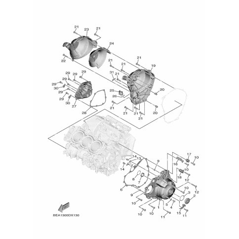 COVER, CRANKCASE 1