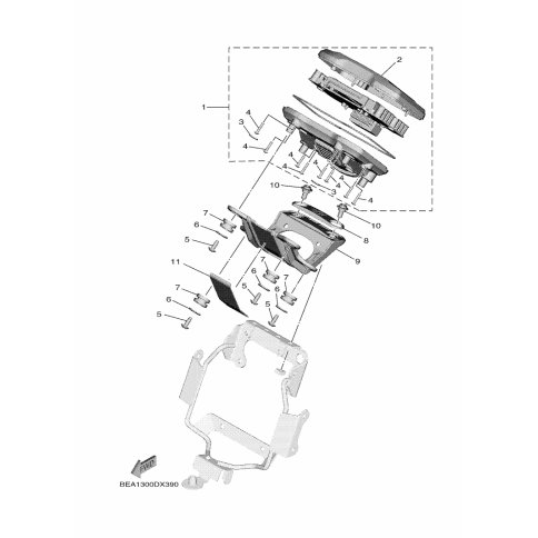 BRACKET, METER 1