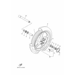 CAST WHEEL, FRONT