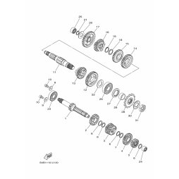 GEAR, 3RD WHEEL (26T)