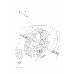 CAST WHEEL, FRONT