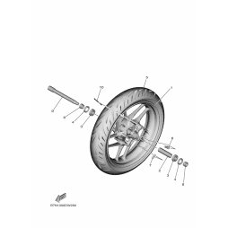 CAST WHEEL, FRONT
