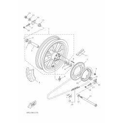 CAST WHEEL, REAR