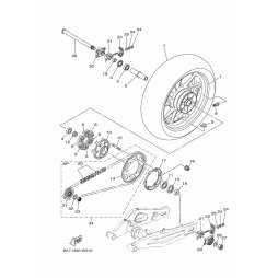 CAST WHEEL, REAR