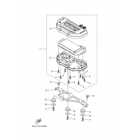 METER ASSY (KM/H)