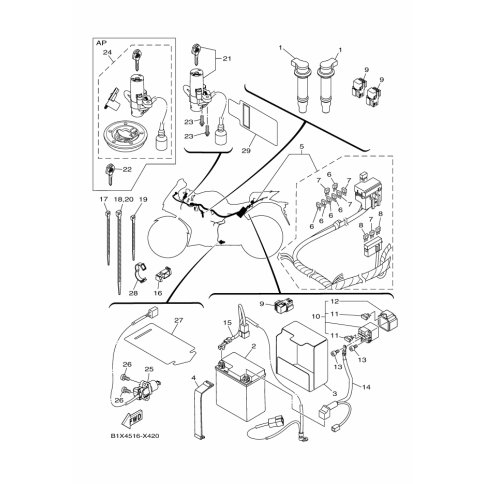 MAIN SW. STRG. LOCK SUB ASSY