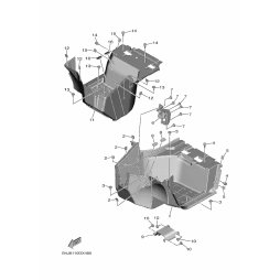 BRACKET, FOOTREST 1