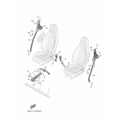 FR. SEAT BELT ASSY 1