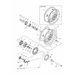 CAST WHEEL, REAR