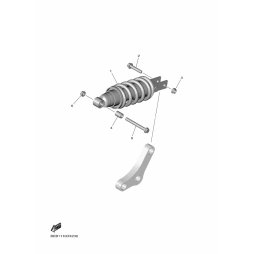 SHOCK ABSORBER ASSY, REAR