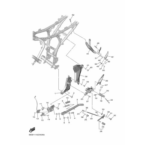 BRACKET, SIDE STAND