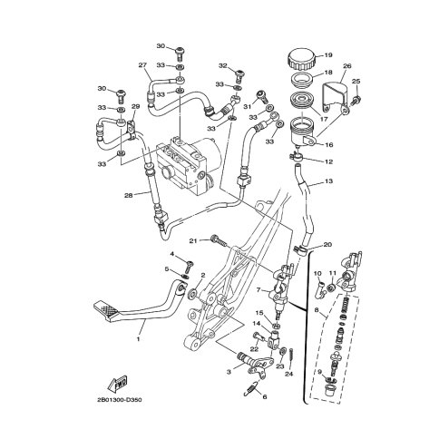 HALTER, BREMSSCHLAUCH 1
