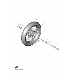 TIRE(120/70ZR17M/C 58W S22F E)