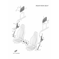 REAR SEAT BELT ASSY 1