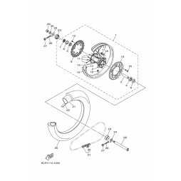 TIRE (110/90-19 62M MX33)
