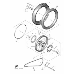 TIRE (120/80-19 63M MX33)