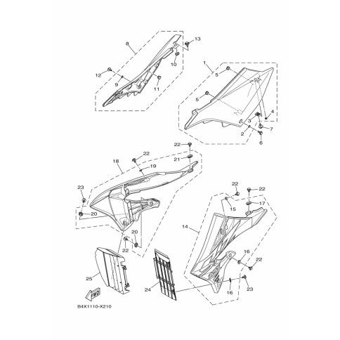 SIDE COVER INSERT ASSY. 3 (WG)