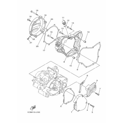 COVER, CRANKCASE 3