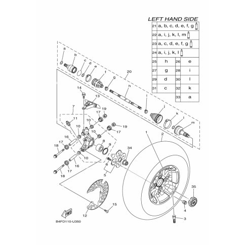 REAR DRIVE SHAFT ASSY