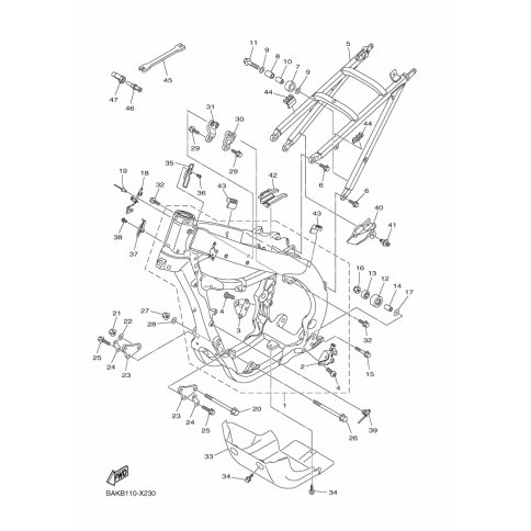 BRACKET, FRONT LOWER 2