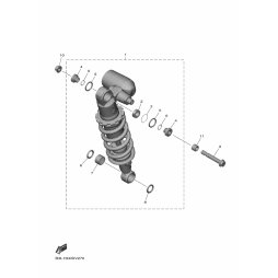 SHOCK ABSORBER ASSY, REAR