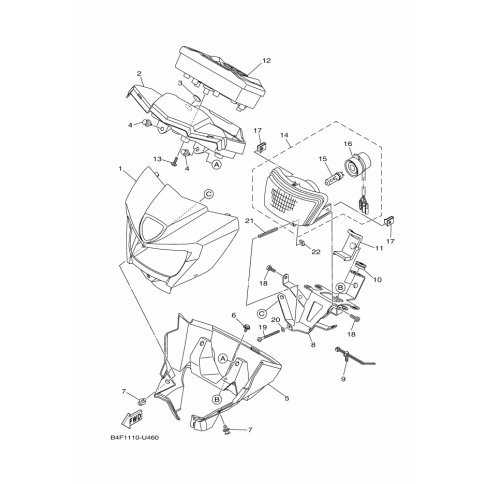 COVER, HEADLIGHT