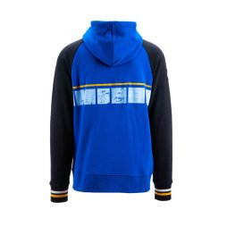 Faster Sons Herren Reißverschluss-Kapuzenpulli M blue/black