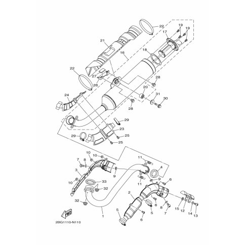 COVER, EXHAUST