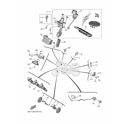 HAUPTSCHALTER WEGFAHRSPERRE