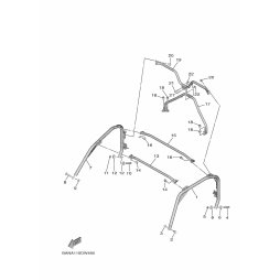 MEMBER, ROOF FRAME