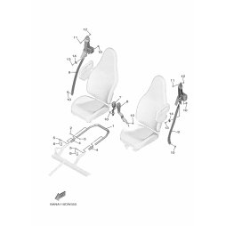 FR. SEAT BELT ASSY
