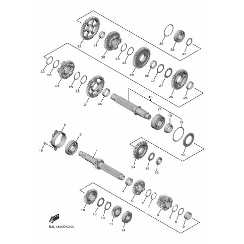 SPROCKET DR,15T FITS 520 CH